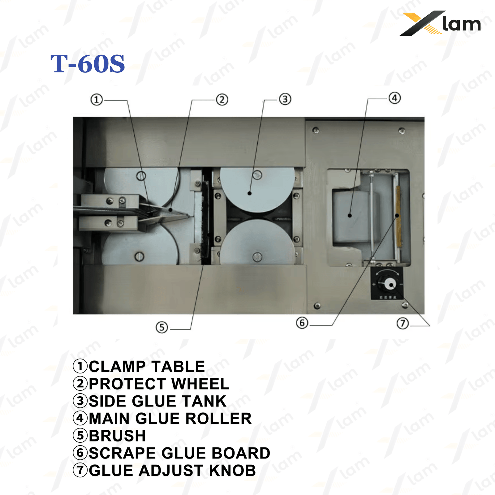 T-60S Perfect A3 Book Binding Machine With Side Glue - Image 2