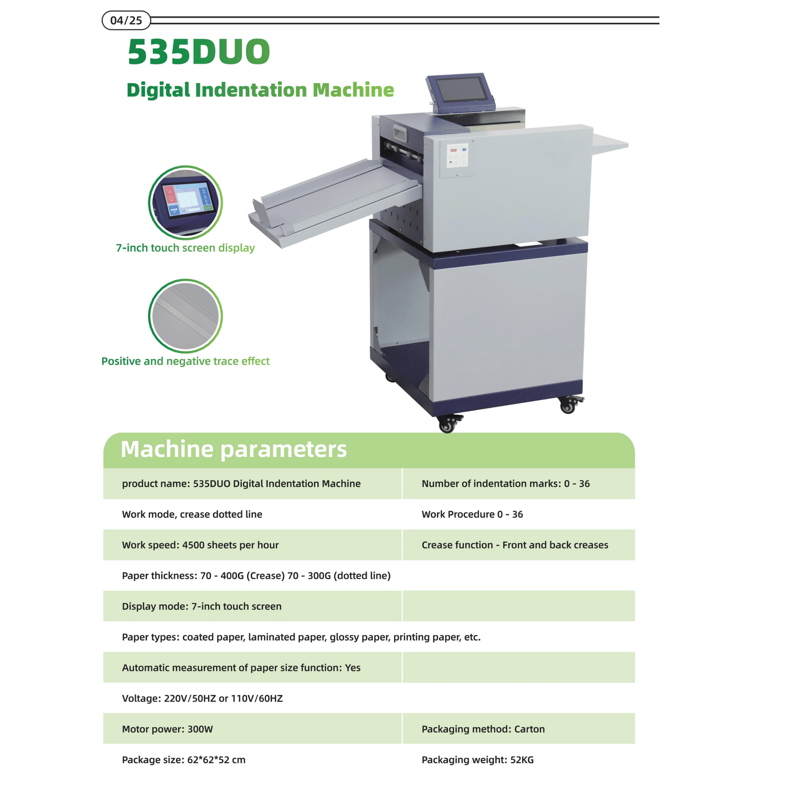 XL-535 DUO Digital Creasing Machine - Image 3